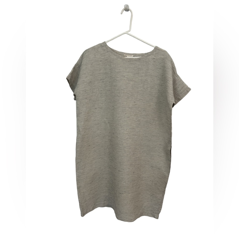 Eileen Fisher Linen Shift Dress - XS